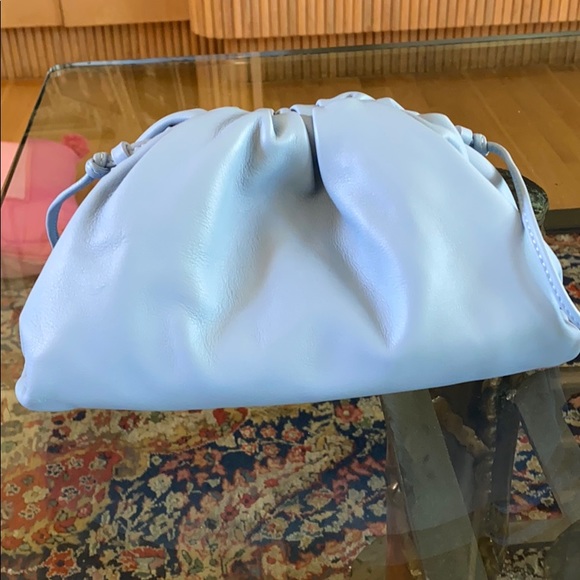 Bottega Veneta light blue small pouch - Picture 6 of 9